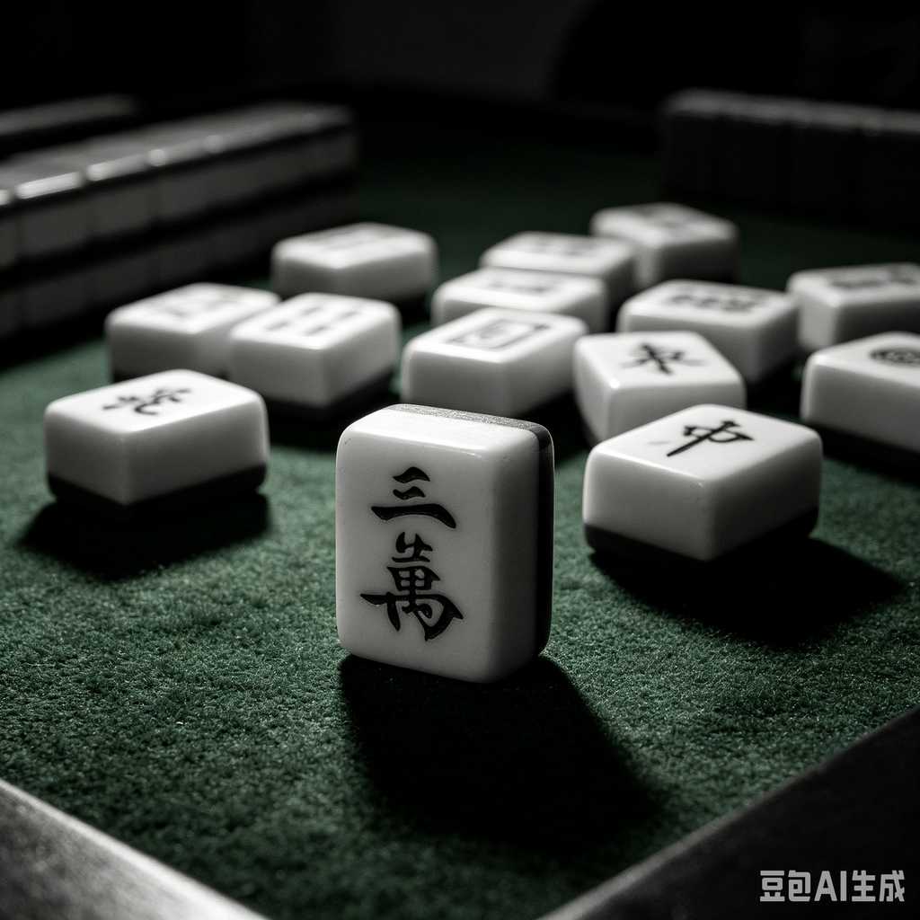 logo engrave mahjong tiles