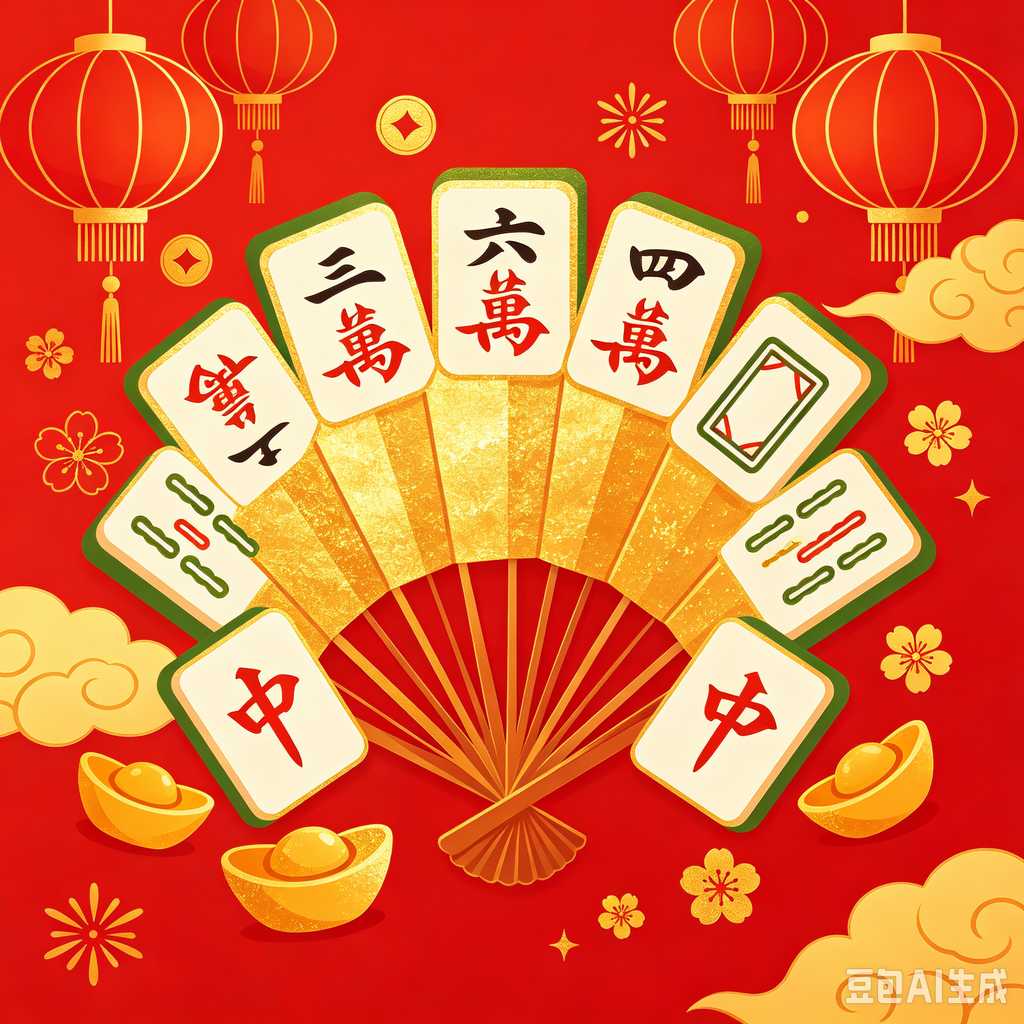 luxury carving mahjong tiles