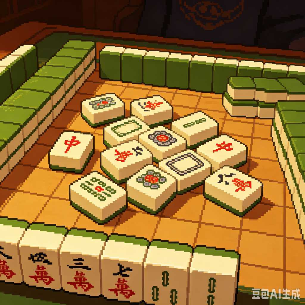 mahjong set for home entertainment