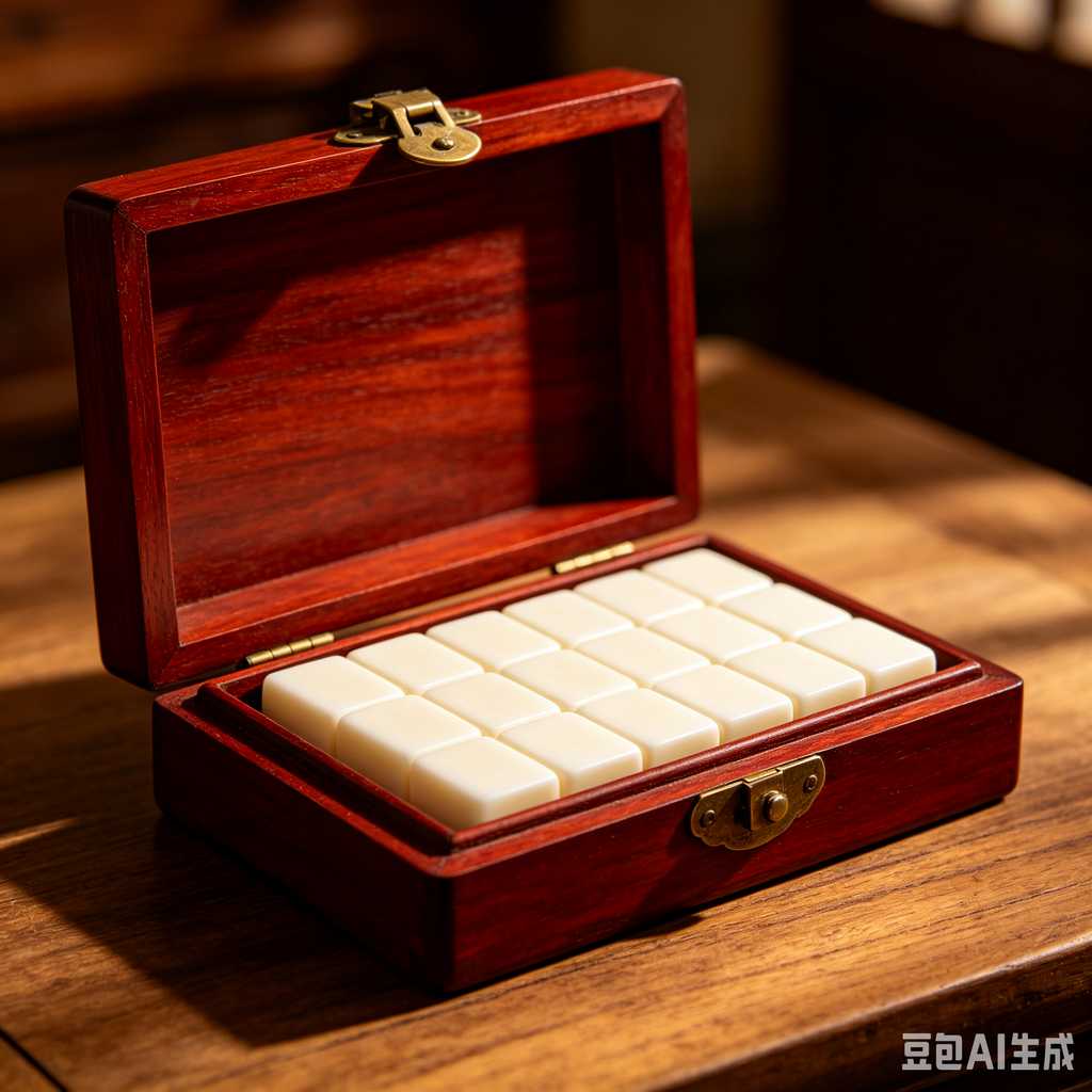 premium resin mahjong game set
