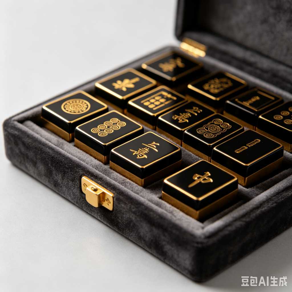 handheld mahjong tiles set