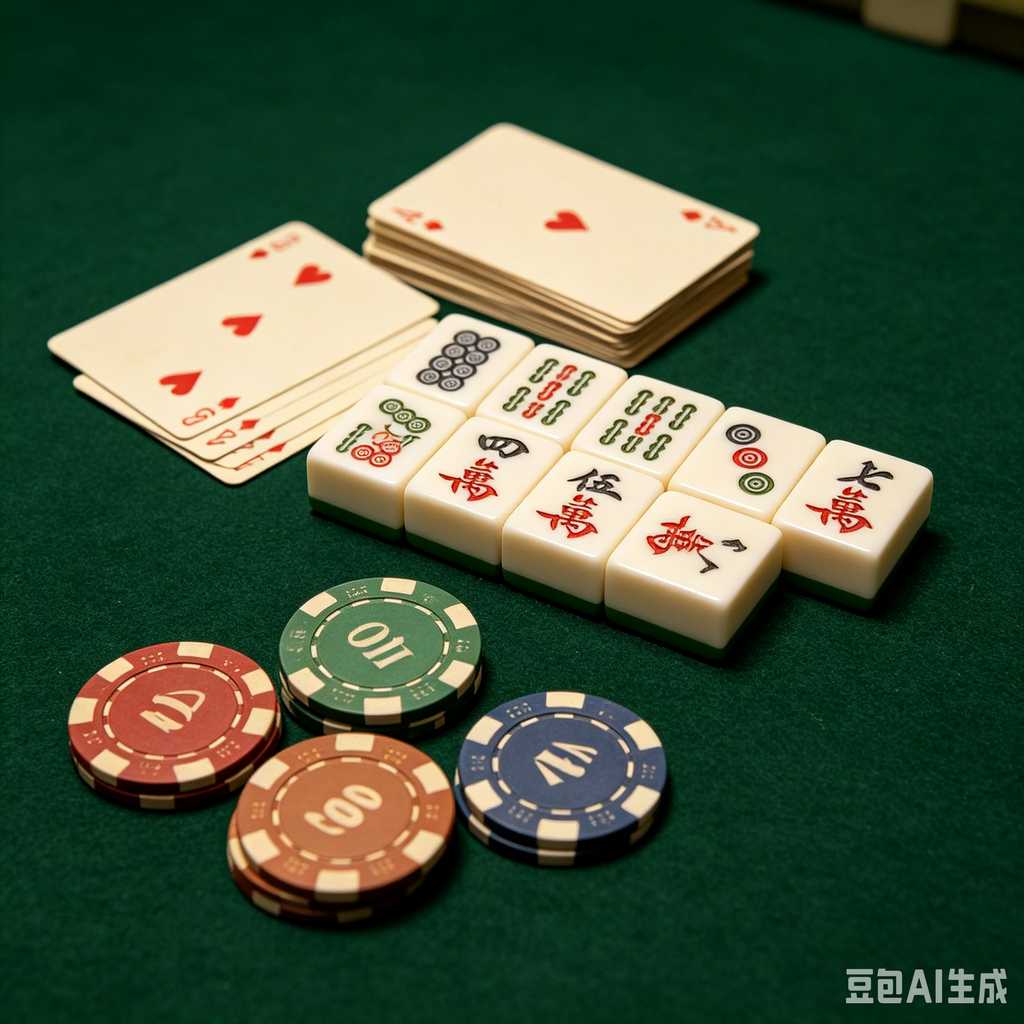 mini travel mahjong set lightweight